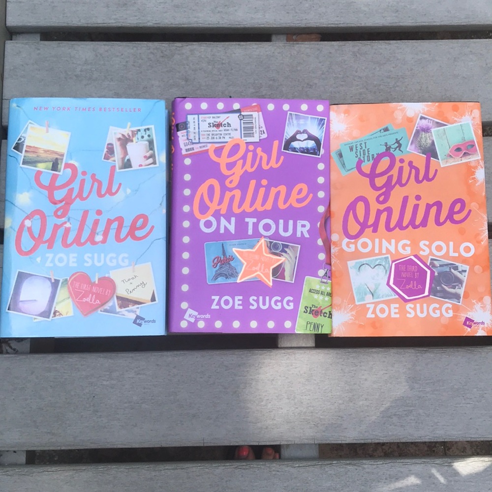 Girl online series by Zoe Sugg aka Zoella